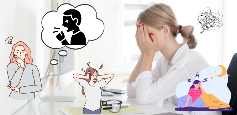 咳が続くことでストレスを感じている様子
