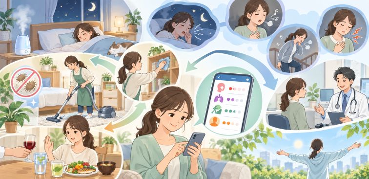 喘息への意移行を止めるための対策方法について