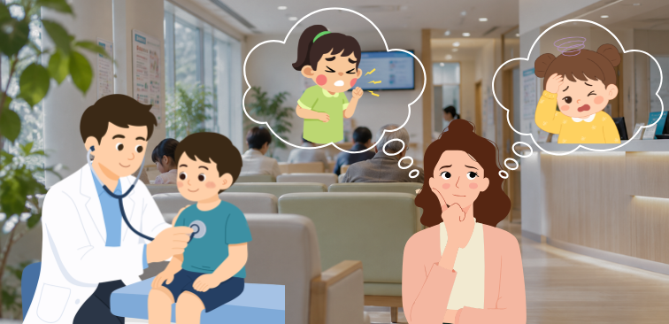 子どもの咳が続いているときに受診する目安について